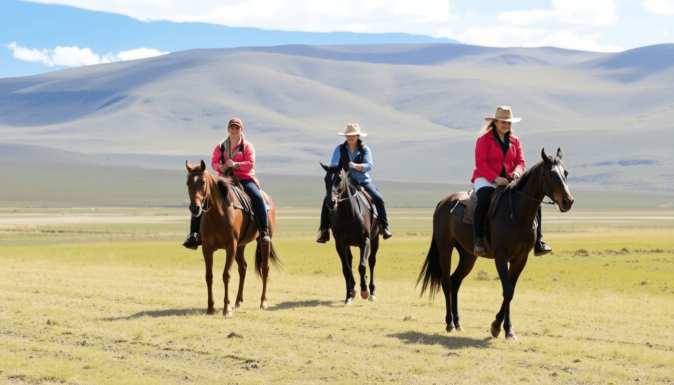 Mongolian Horseback Riding in the Steppes