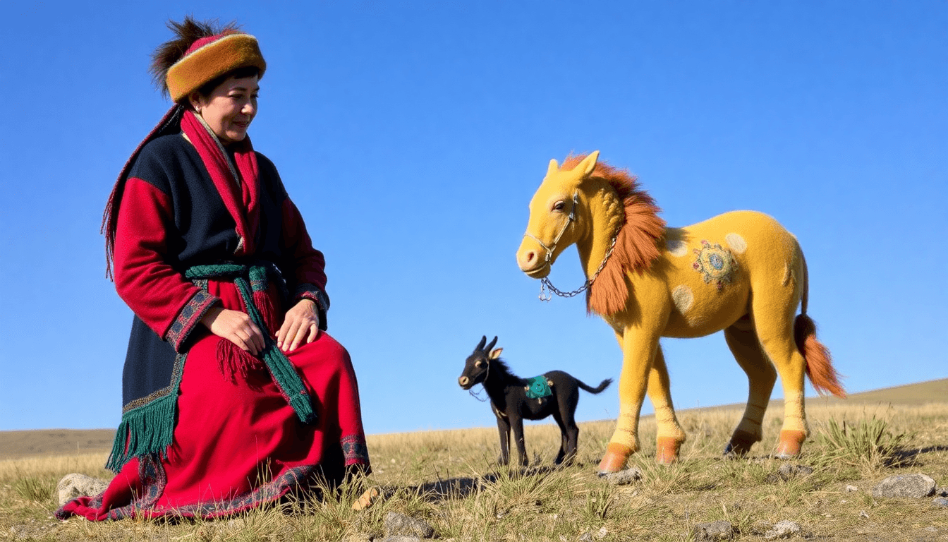 Mongolian Felt Art  Crafting Tradition and Beauty