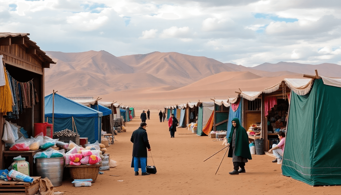 Local Markets and Culture in Mongolia's Gobi Desert