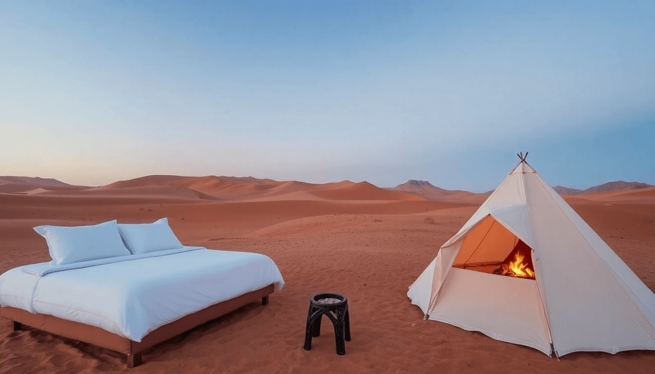 Luxury Glamping in Mongolia's Majestic Gobi Desert